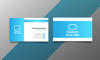  Simple business card corporate design Modern presentation card template. Visiting cards for business and personal best for printing.