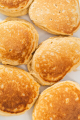 Eggnog pancakes