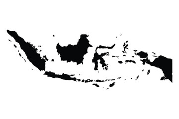 Obraz premium Indonesia country map vector illustration