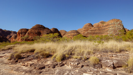 Beehive domes at Purnululu (Bungle Bungles), Western Australia