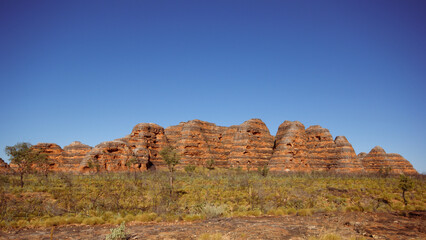 Fototapeta premium Beehive domes at Purnululu (Bungle Bungles), Western Australia