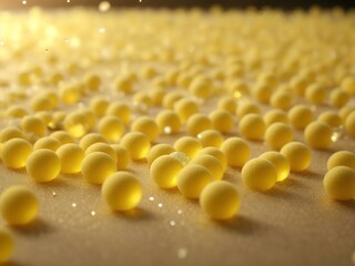 Yellow eggs on yellow
