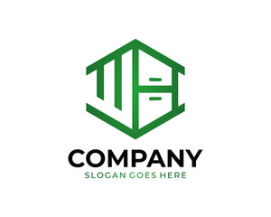 w and b letter cupboard logo