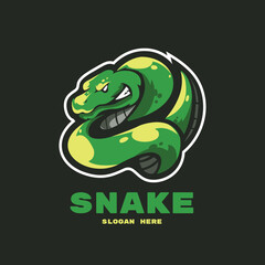snake mascot vector
