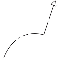 line arrow
