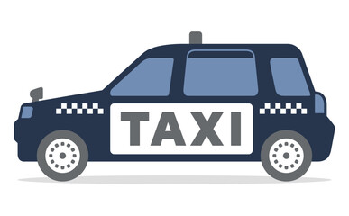 タクシー車両のイラスト1 © Yorkie