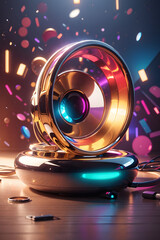 Modern Futuristic Speaker Concept