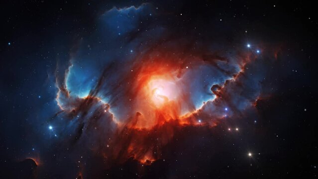 Deep space nebula