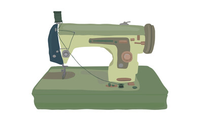 レトロなミシン