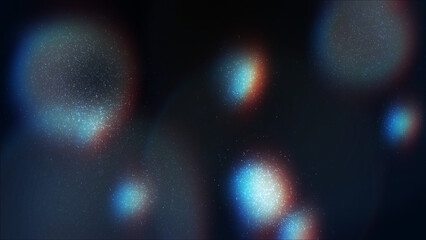 ボケたオーバーレー用のレンズフレア、光のゆらめき、発光