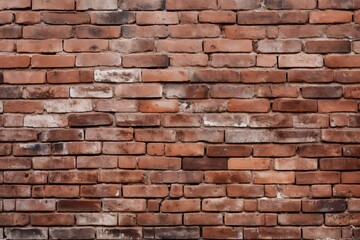 Aged Red Brick Wall. Old Brick Architecture Background for Construction and Decoration