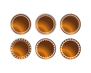 luxury gold coin frame