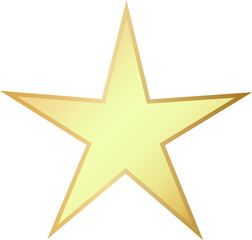 Obraz premium Gold light star 