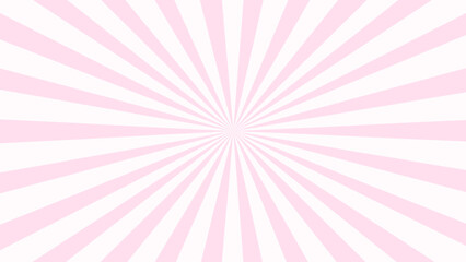 Rays white and pink as background