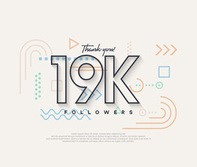Line design, thank you very much to 19k followers.