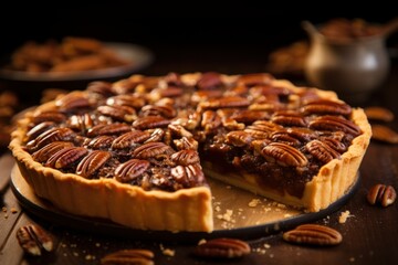 vegan pecan pie. vegetarianism