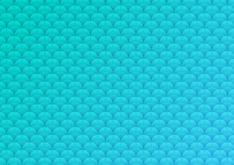 Abstract wave sea pattern blue curve rhythm wavy round wallpaper background 