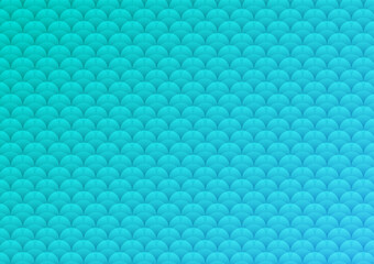 Abstract wave sea pattern blue curve rhythm wavy round wallpaper background 