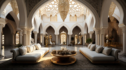 luxurious arabic pallace building design