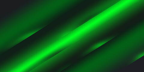 Fototapeta premium Abstract luxury dark green overlap layer with shiny green line