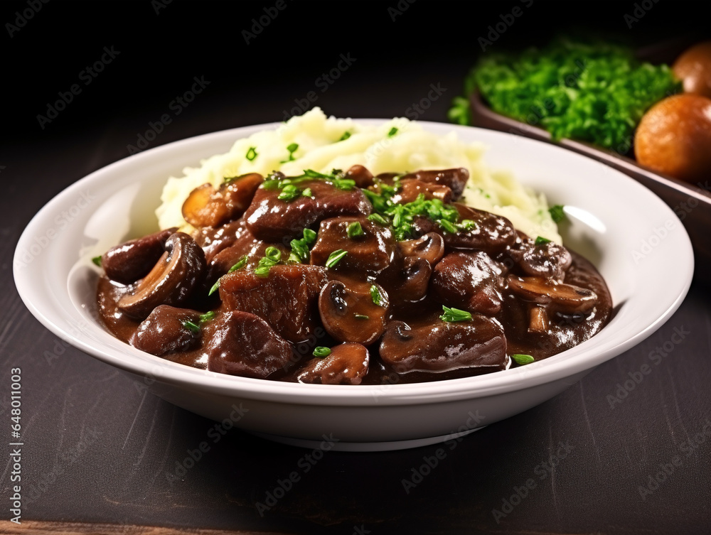 Wall mural Boeuf Bourguignon, often simply referred to as 