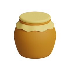 3d honey jar thanksgiving icon