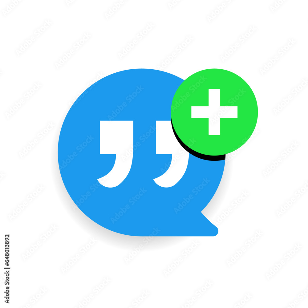 Poster add comment button concept illustration flat design vector eps10. modern graphic element for landing