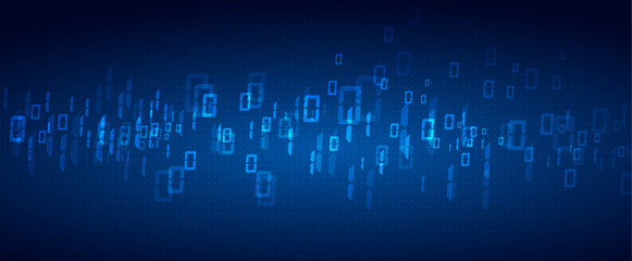 Obraz premium Technology abstract futuristic background for internet business. Big data concept.