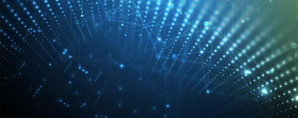 Obraz premium Technology abstract futuristic background for internet business. Big data concept.