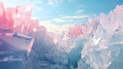 結晶のCGグラフィックス