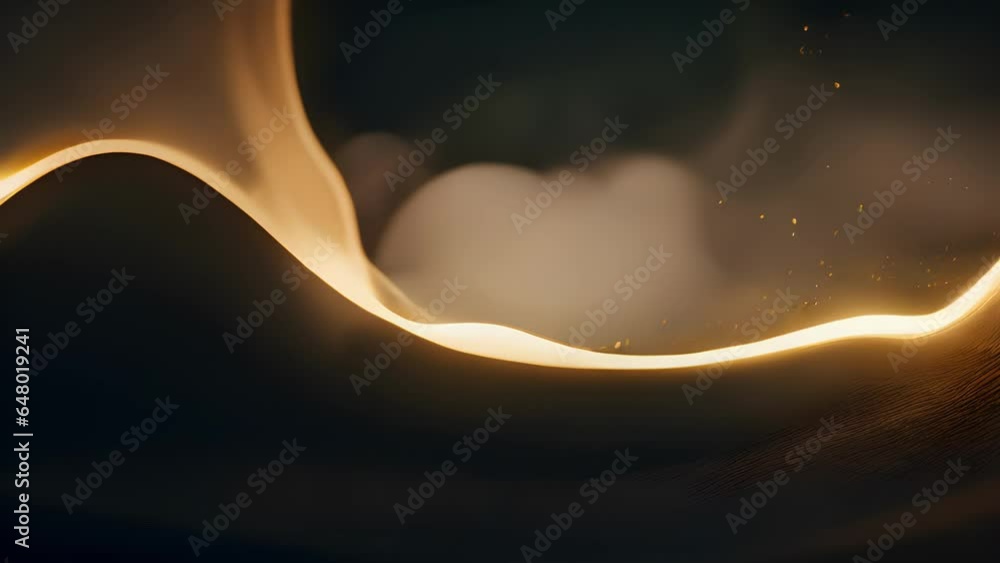Poster like a whisper of ethereal light, delicate tendrils of luminous gold wrap around each other, creatin