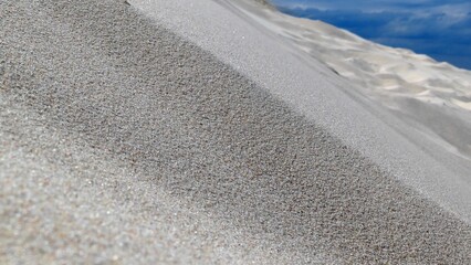 Sand on a Desert Dune Macro