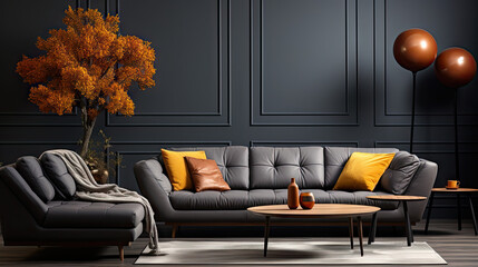 Modern Living Room with Scandinavian Design