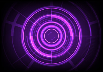 Abstract futuristic electronic circuit technology background. Innovation concept virtual system interactivity design. vector illustration