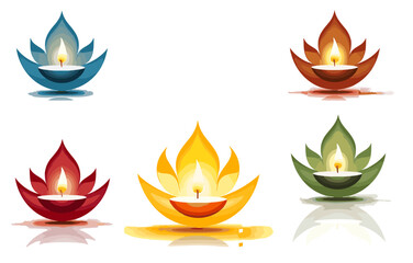 Diwali diya vector illustration