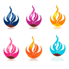 Diwali diya vector illustration