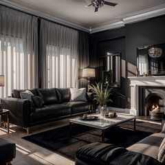 Fototapeta premium Modern Living Room Interior
