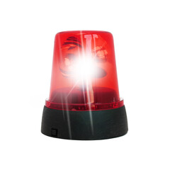Red rotating beacon