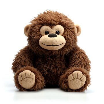 toy gorilla character on white background