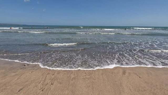 Kuta Beach in Bali, Indonesia.