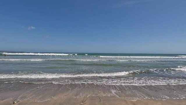 Kuta Beach in Bali, Indonesia.