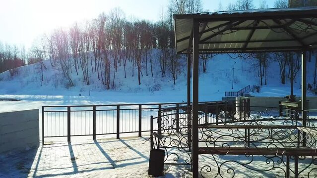 Winter, Vitebsk and the Vitba River