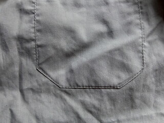 close up of pocket shirt.