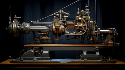 Fototapeta premium machine that is sitting on a table Generative AI