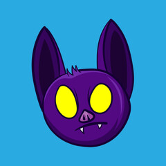 Halloween sticker. Pumpkin, Skull, Vampire lips, bat, ghost, skeleton, witch. Print for t-shirt. Vector illustration