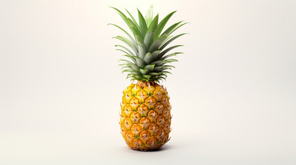 Pineapple in a neutral background.