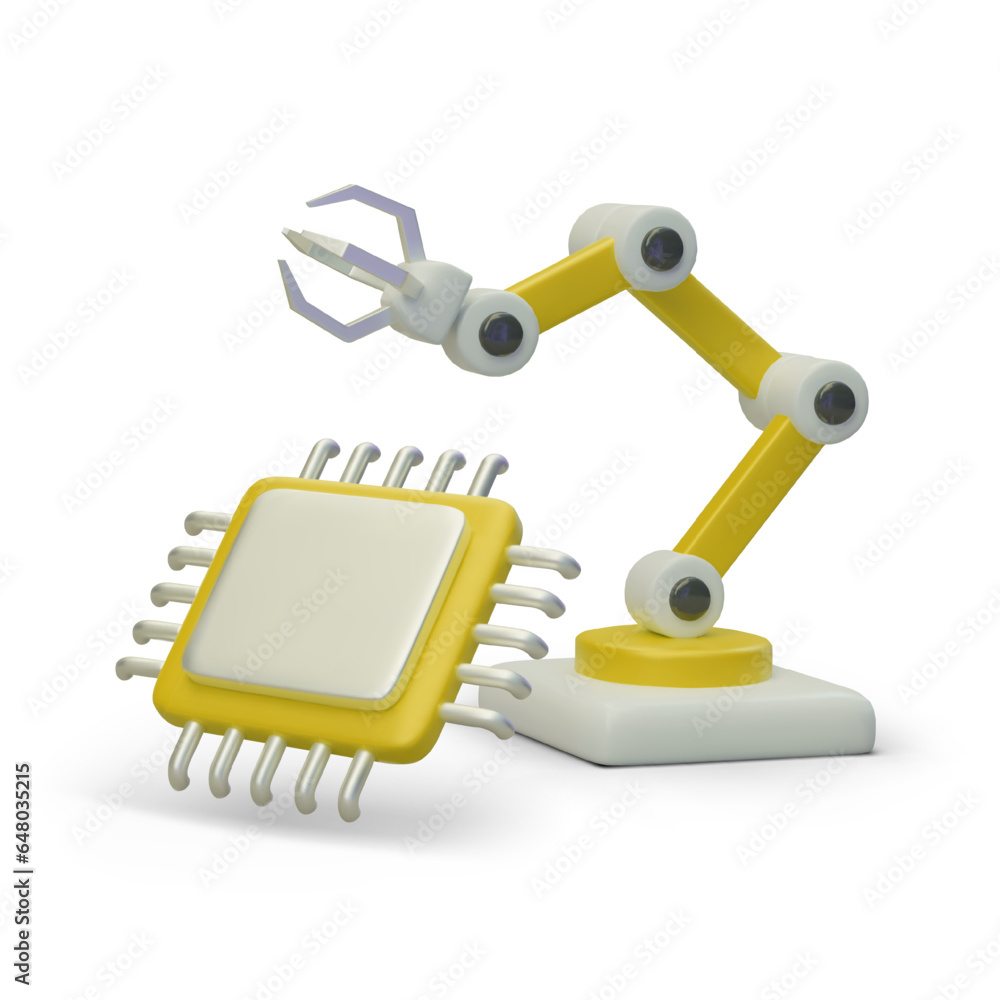 Poster programmable hand manipulator, main processor. robotics, production automation. code processing, pro