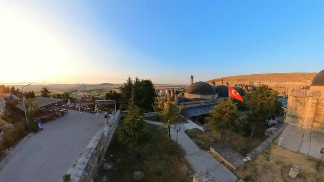 Seyitgazi Turbesi mosque, located in Turkey close to Eskisehir city, is a historic mausoleum dedicated to Seyyid Battal Gazi, Muslim folk hero revered figure in Turkish history and Islamic tradition.