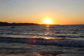 Obraz premium Couchés de Soleil en Corse