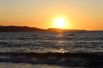 Obraz premium Couchés de Soleil en Corse